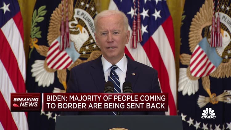 Biden: We're not going to let unaccompanied minors starve on other side of the border