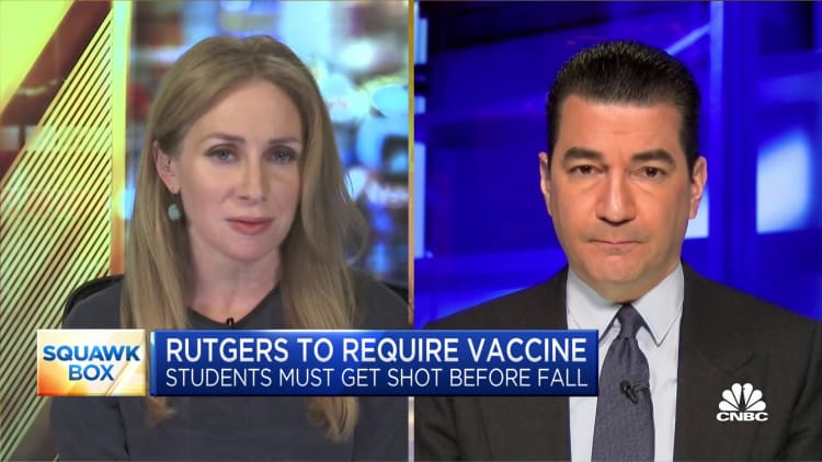 Former FDA chief Scott Gottlieb on employers, universities requiring vaccination