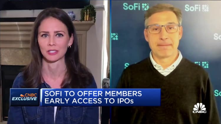 SoFi CEO on offering members early access to IPOs