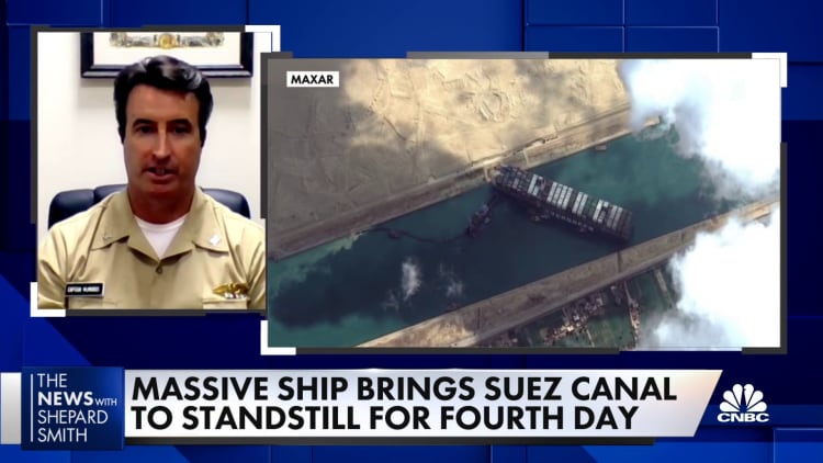 Captain Morgan McManus discusses challenges navigating the Suez Canal