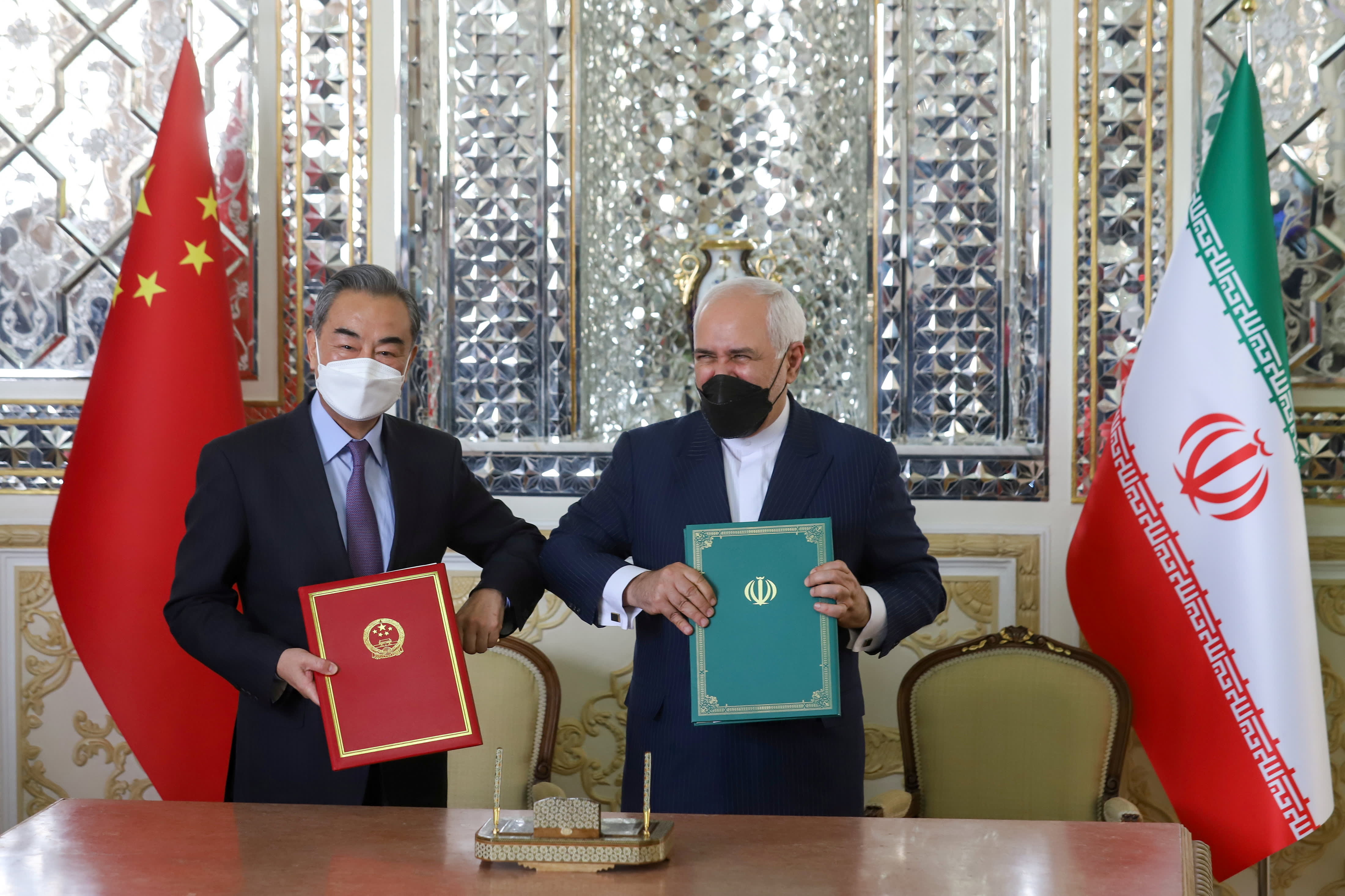 Iran and China sign agreement aimed at strengthening their economic and political alliance