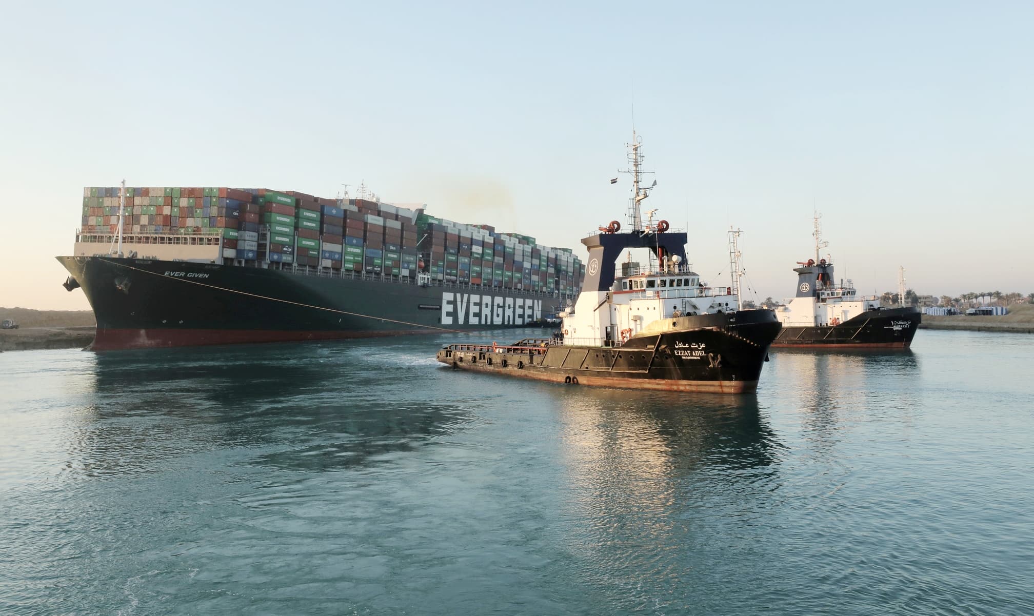 Suez Canal is moving, but the supply chain impact could last months