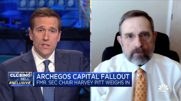 Former SEC Chairman Harvey Pitt discusses the Archegos Capital fallout
