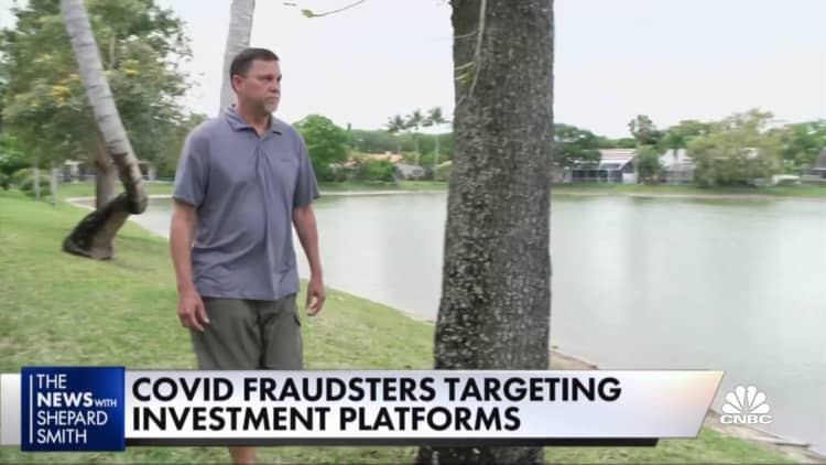Covid fraudsters target investment platforms