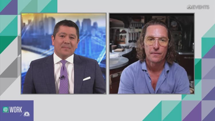 Creating a Culture of Understanding – Actor and author Matthew McConaughey at CNBC @Work Summit