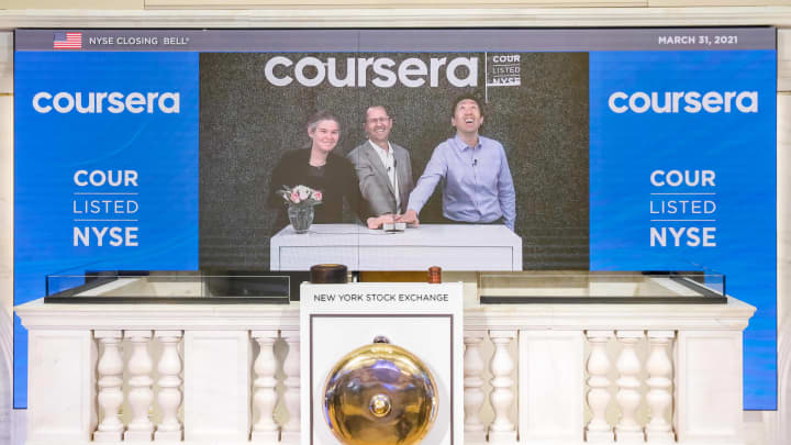 Coursera stock justin gillespie forex peace