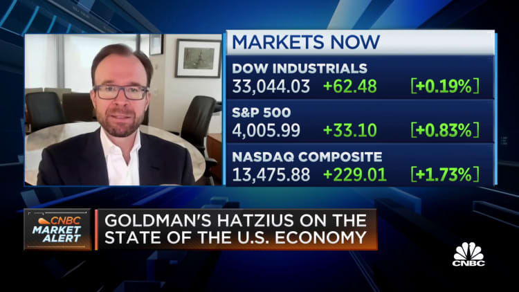 Goldman's chief economist Jan Hatzius on upcoming jobs data: We're in an acceleration phase
