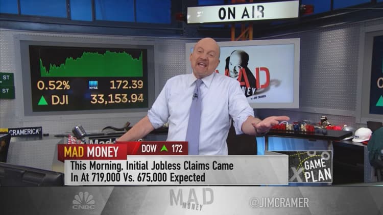 Cramer on why bad economic news means good news for stocks right now