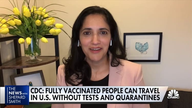 CDC says fully-vaccinated people can travel with no tests or quarantines