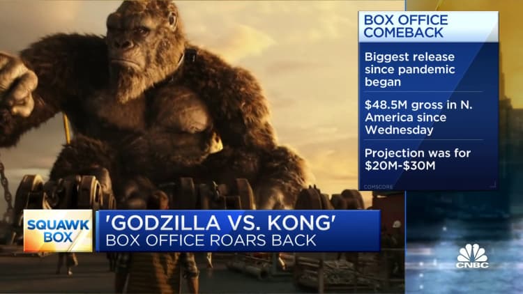 'Godzilla vs. Kong' brings $285 million in global sales, nearly half from China