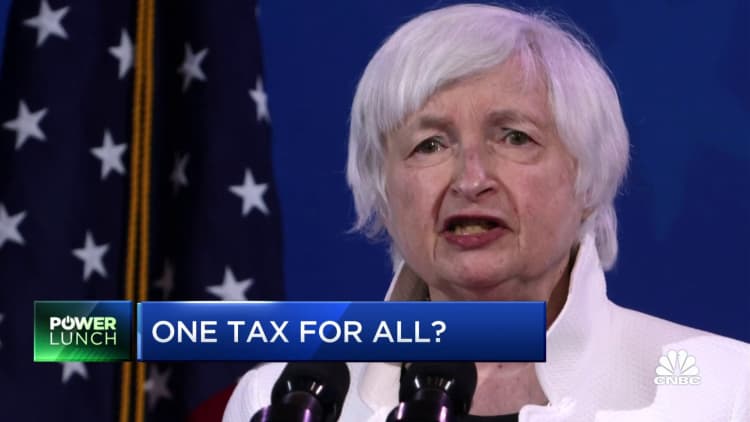 Treasury Sec. Yellen calls for global minimum corporate tax rate