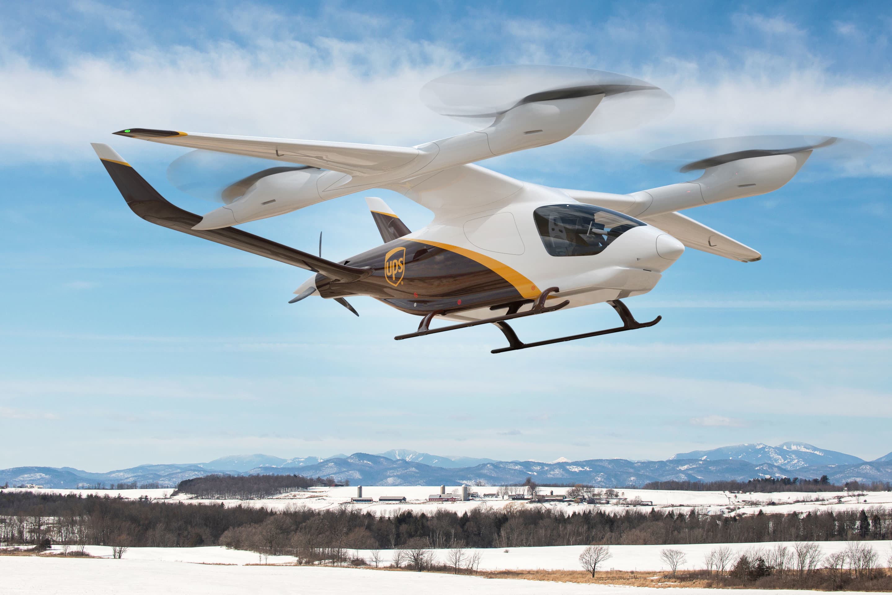 UPS agrees to buy electric vertical aircraft to speed up package delivery in small markets