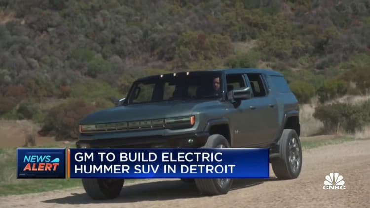 GM to build electric Hummer SUV in Detroit