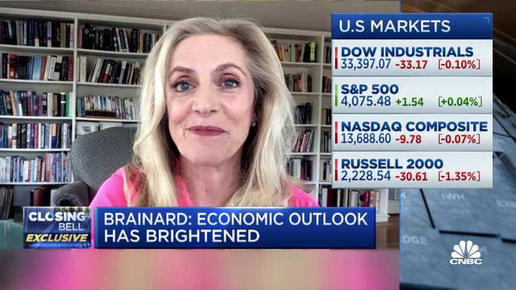 Economic outlook brightened significantly thanks to vaccines and fiscal support, says Fed's Brainard