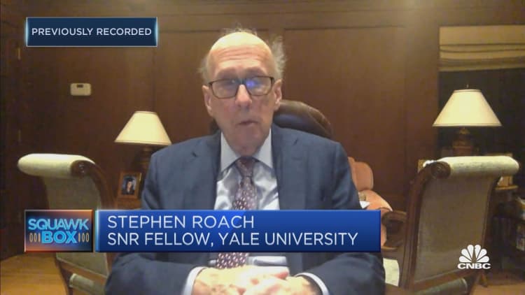 Economist Stephen Roach says he's concerned about escalating U.S.-China rhetoric