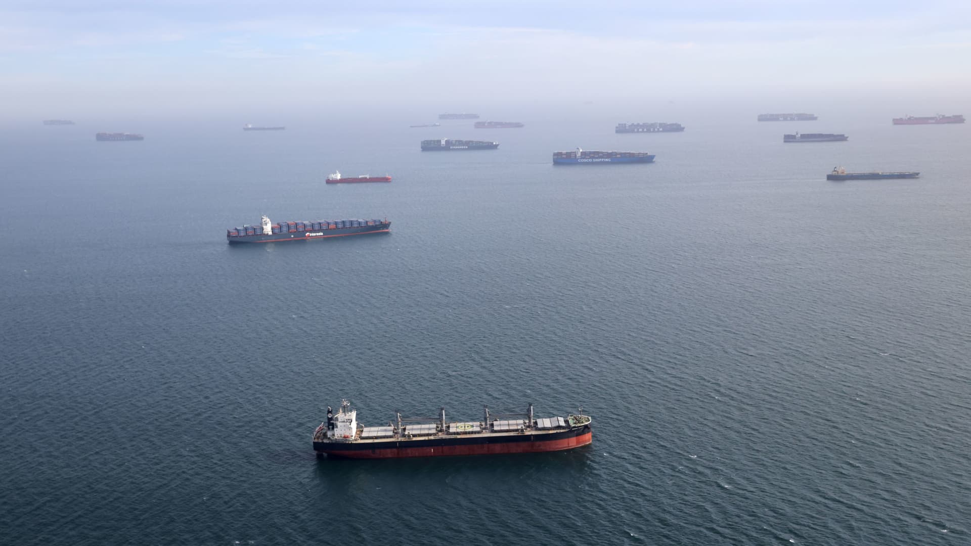 Ocean shipping orders signal a big drop in consumer demand