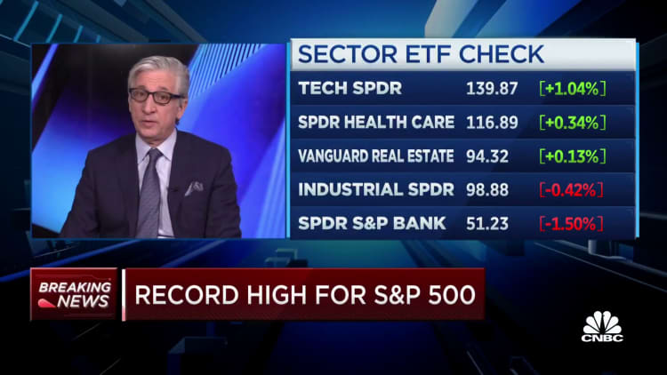 S&P 500 hits another record high at open as tax hike fears diminish