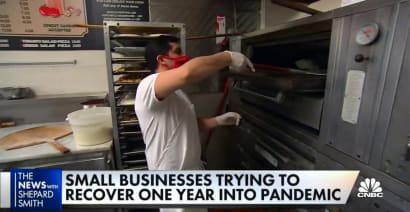 Small businesses trying to recover one year into the pandemic