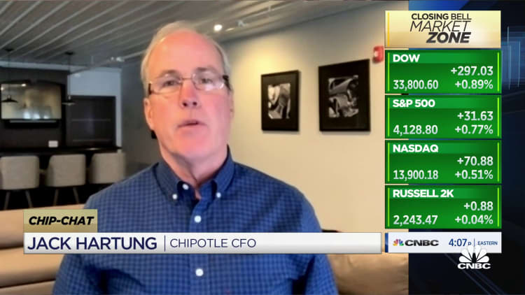 Chipotle's chief financial officer says a debt-free degree is a way to invest in employees