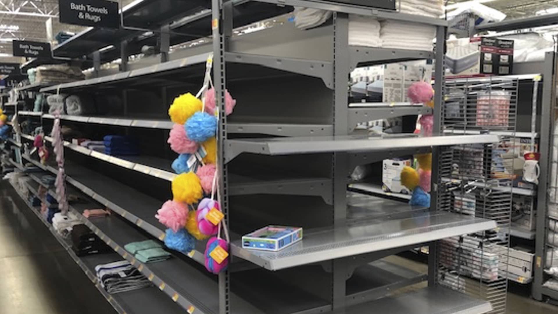Walmart has had out-of- stocks and empty shelves at some stores in recent months. CEO Doug McMillon attributed it to high demand and supply chain challenges during the pandemic.