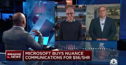 CNBC's full interview with Microsoft, Nuance CEOs on $16 billion deal