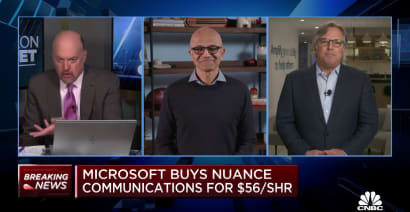 Microsoft, Nuance CEOs on $16B deal, cloud strategy, health-care AI solutions and more