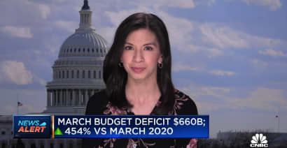 Fiscal year-to-date budget deficit hits $1.7 trillion, up 130%