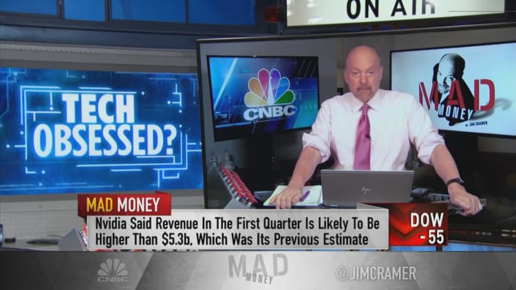 Cramer says Nvidia stock will 'end up looking cheap' a year from now