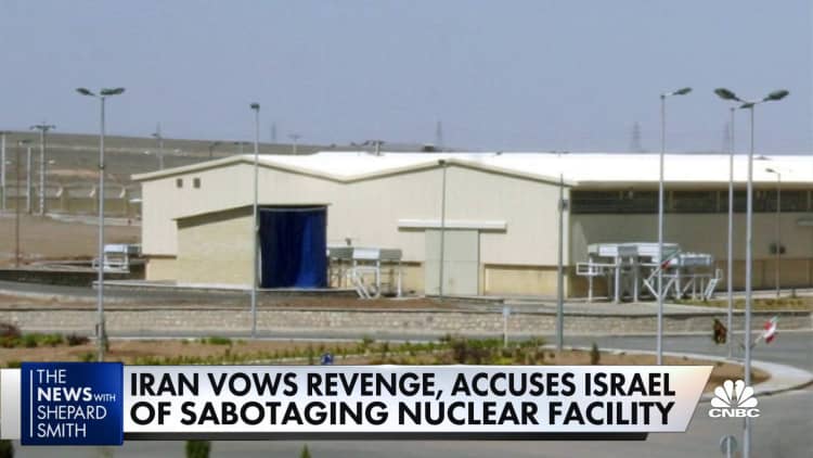 Iran vows revenge, accuses Israel of sabotaging nuclear facility