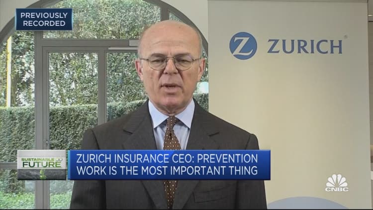 Carbon costs need to be embedded into pricing mechanisms, Zurich Insurance CEO says