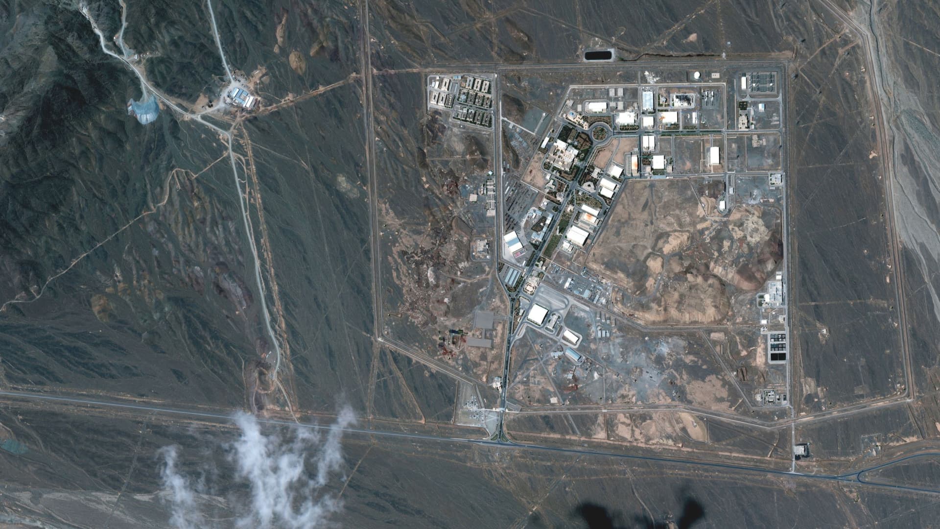 A view of the Natanz uranium enrichment facility 250 km (155 miles) south of the Iranian capital Tehran, in this Maxar Technologies satellite image taken last week and obtained by Reuters on April 12, 2021.