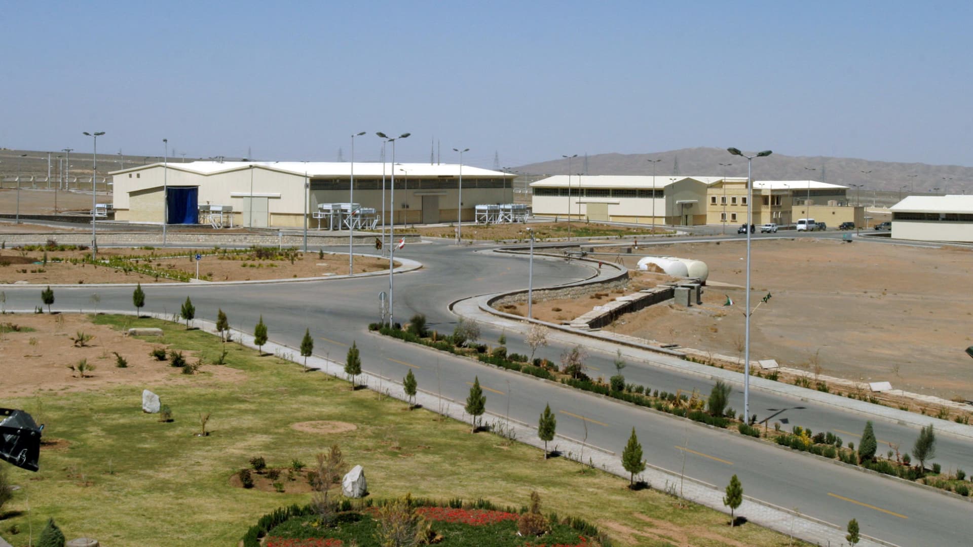 A view of the Natanz uranium enrichment facility 250 km (155 miles) south of the Iranian capital Tehran.
