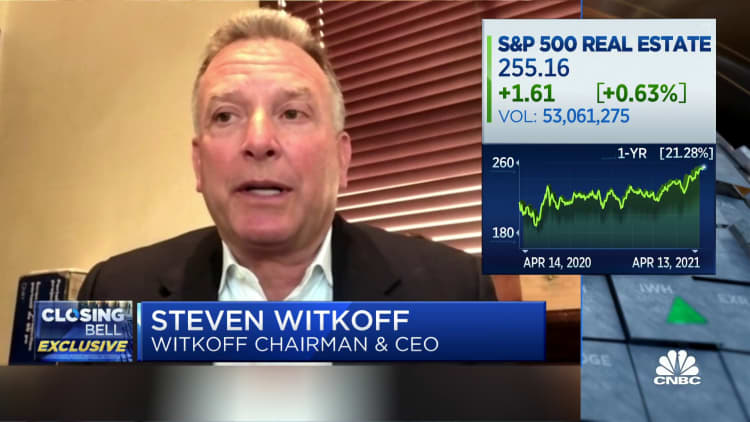Steven Witkoff says price correction, low rates are driving home sales in NYC