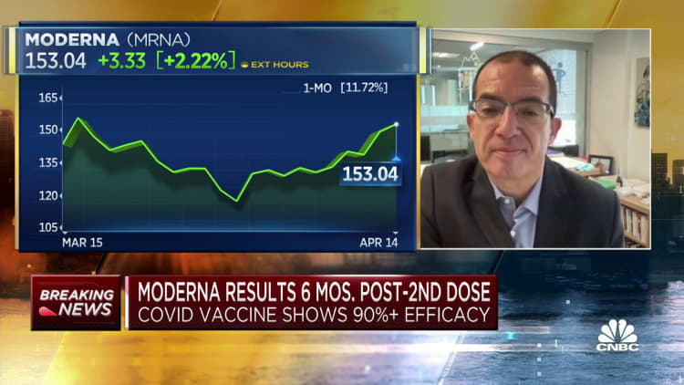 Moderna CEO: We hope to have Covid booster shot ready by the fall