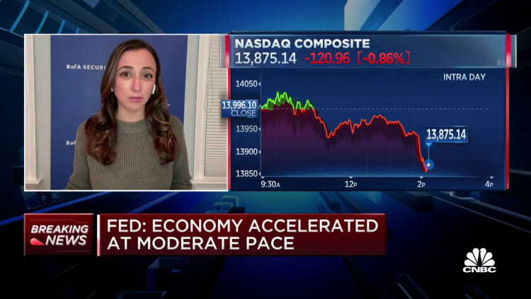 Beige Book shows labor difficulty, but is transitory, says BofA's Michelle Meyer