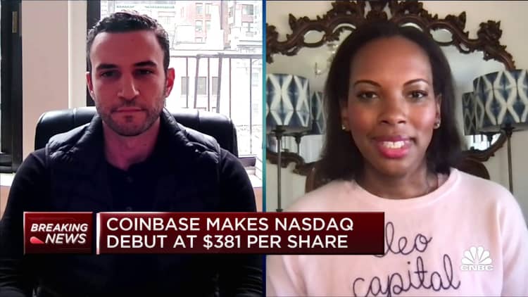 Coinbase is a huge success story for crypto, says Cleo Capital's Sarah Kunst