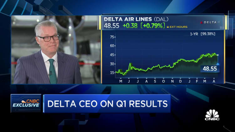 Delta CEO: Companies are waiting for employees to get vaccinated before business travel resumes