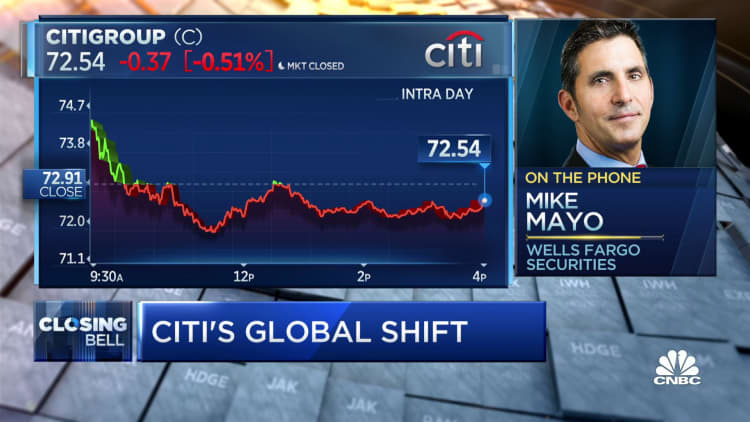 Wells Fargo analyst Mike Mayo says he's 'optimistic' but cognizant on Citigroup