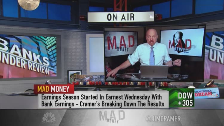 Cramer reacts to bank earnings: 'I am still bullish on the financials'