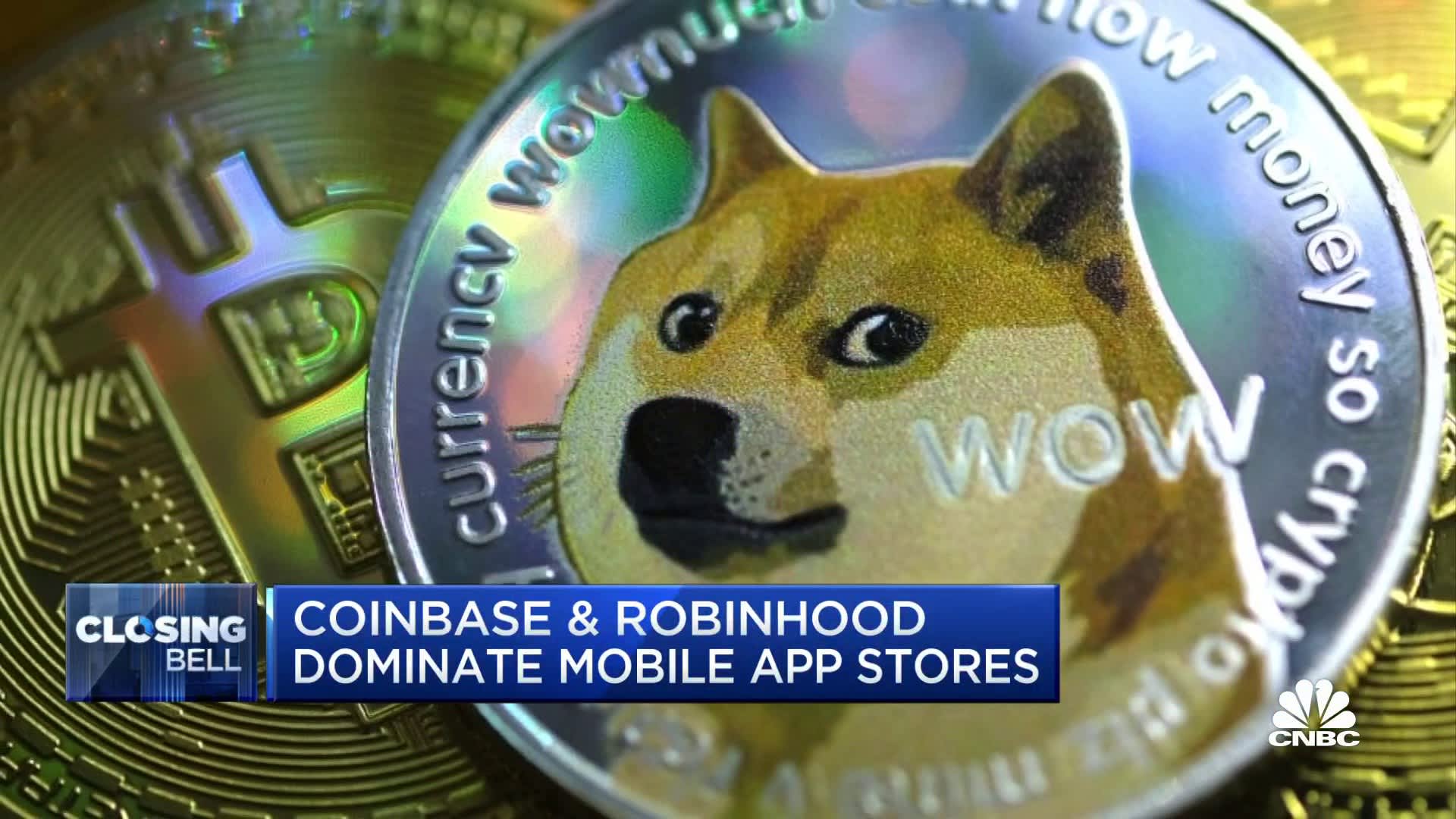 Dogecoin's popularity soars — Robinhood and Coinbase benefit