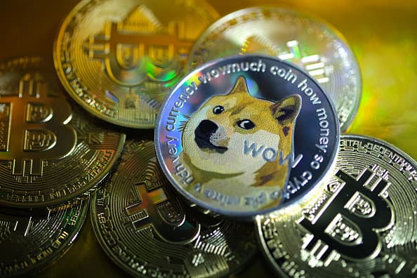 Dogecoin is surging another 20% and is now approaching 70 cents per coin