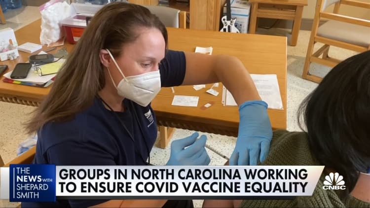 Groups in North Carolina work to ensure Covid vaccine equality