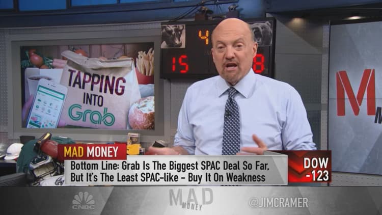 Jim Cramer makes buy recommendation on Altimeter Growth SPAC-target Grab