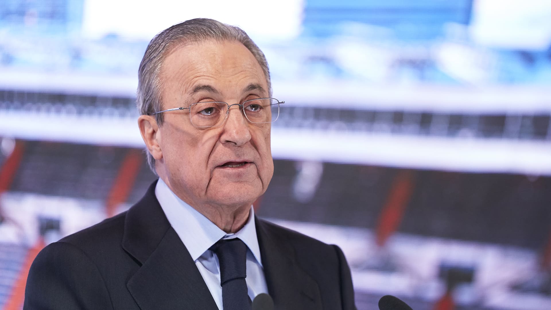 Florentino Perez, President of Real Madrid pictured on February 18, 2020 in Madrid, Spain.