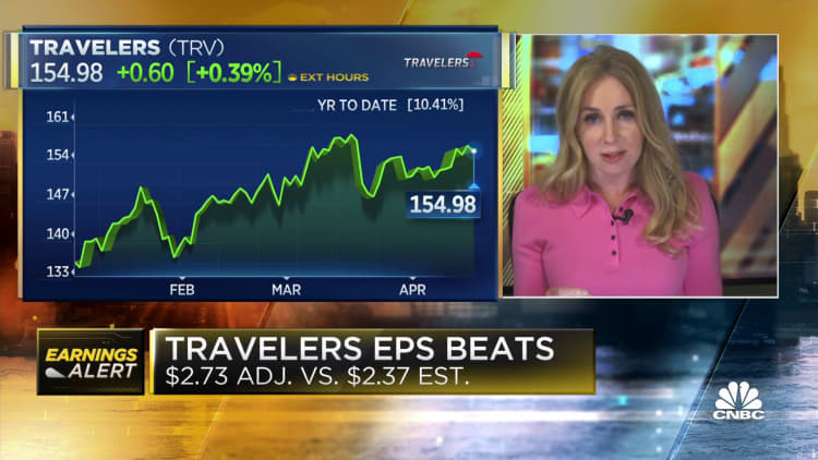 Travelers posts EPS beat for Q1, adds $5 billion to buyback program