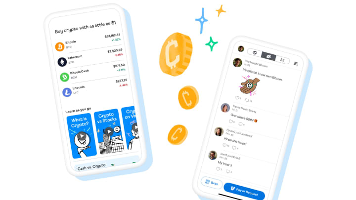 L’app di pagamento Venmo di PayPal lancia il trading di criptovalute