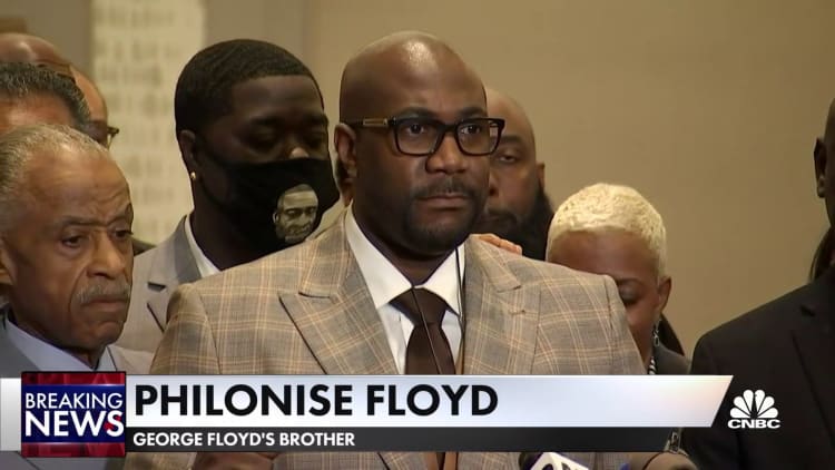 Floyd family reacts to Chauvin verdict