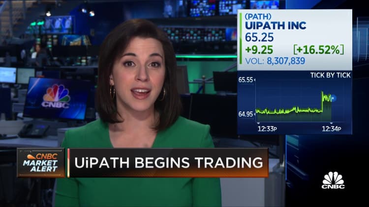 Software company UiPath makes its trading debut