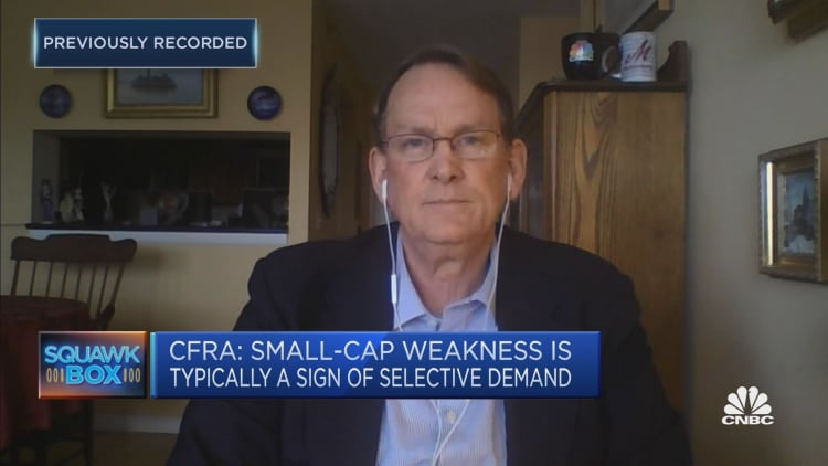 Recent stock gainers could see the biggest corrections: CFRA's Sam Stovall
