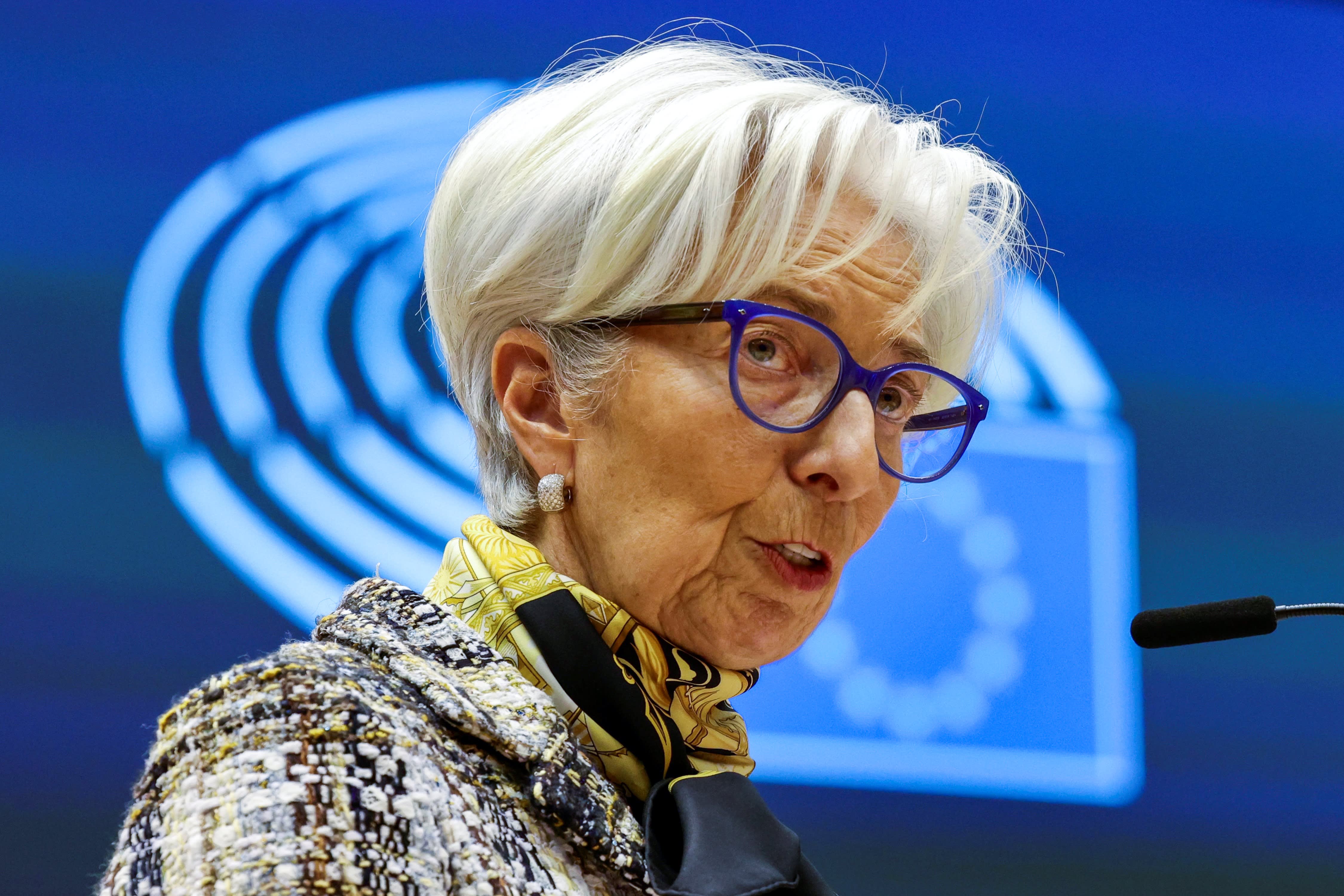 European Central Bank's Christine Lagarde on crypto